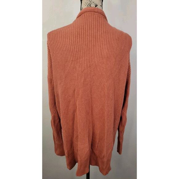 Lululemon Cashlu Sweater Wrap Cardigan Womens M/L Heathered Pink Savannah W3FJSS - Picture 6 of 8